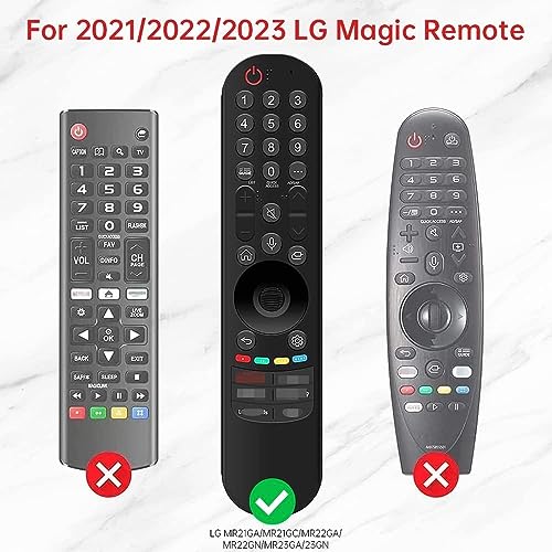 Image of Smashtronics - LG TV Magic Remote Cover Case - 2021 and Above LG TV Models (Black)