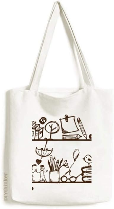 line drawing tote bolsa