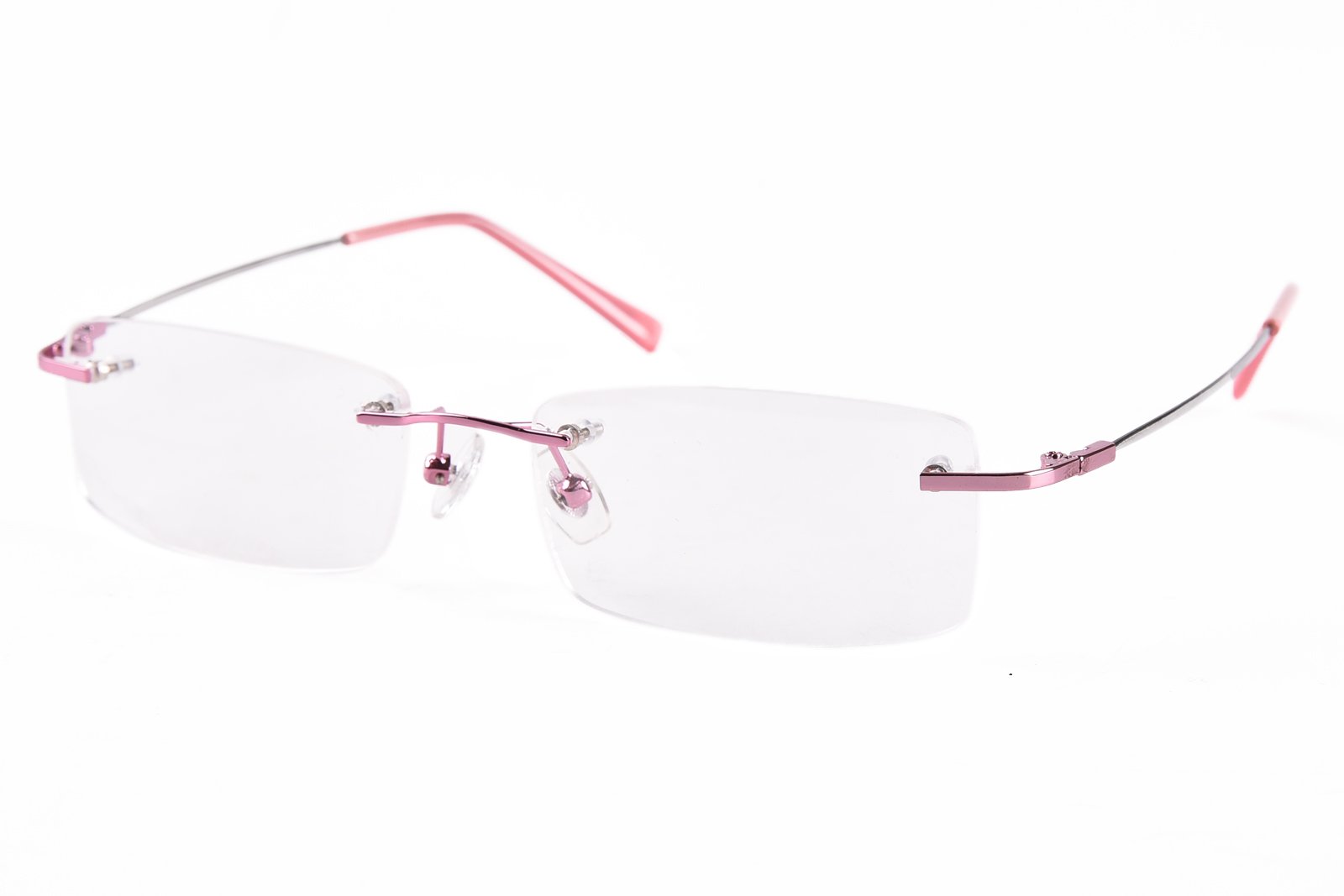 Agstum Blue Light Blocking Glasses - Flexible Rimless Titanium Alloy Eyeglasses Frames Clear Lens