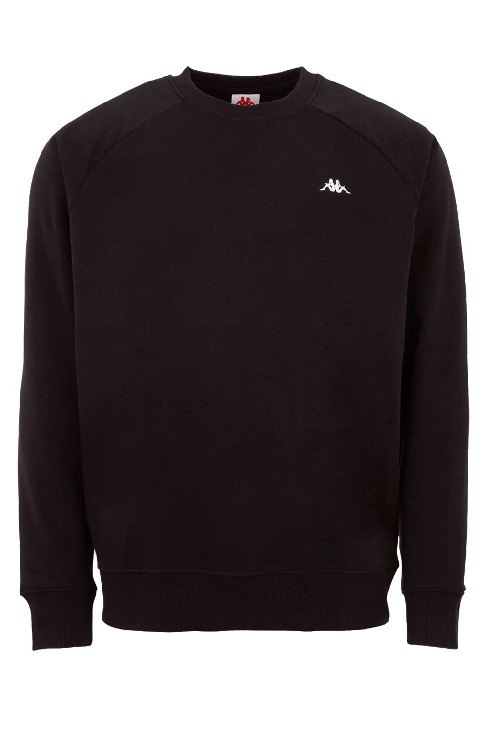 Kappa Vauke - Felpa Unisex in Cotone, per Lo Sport e Il Tempo Libero, nei Colori Blu, Grigio, Nero, nelle Taglie S, M, L, XL e XXL