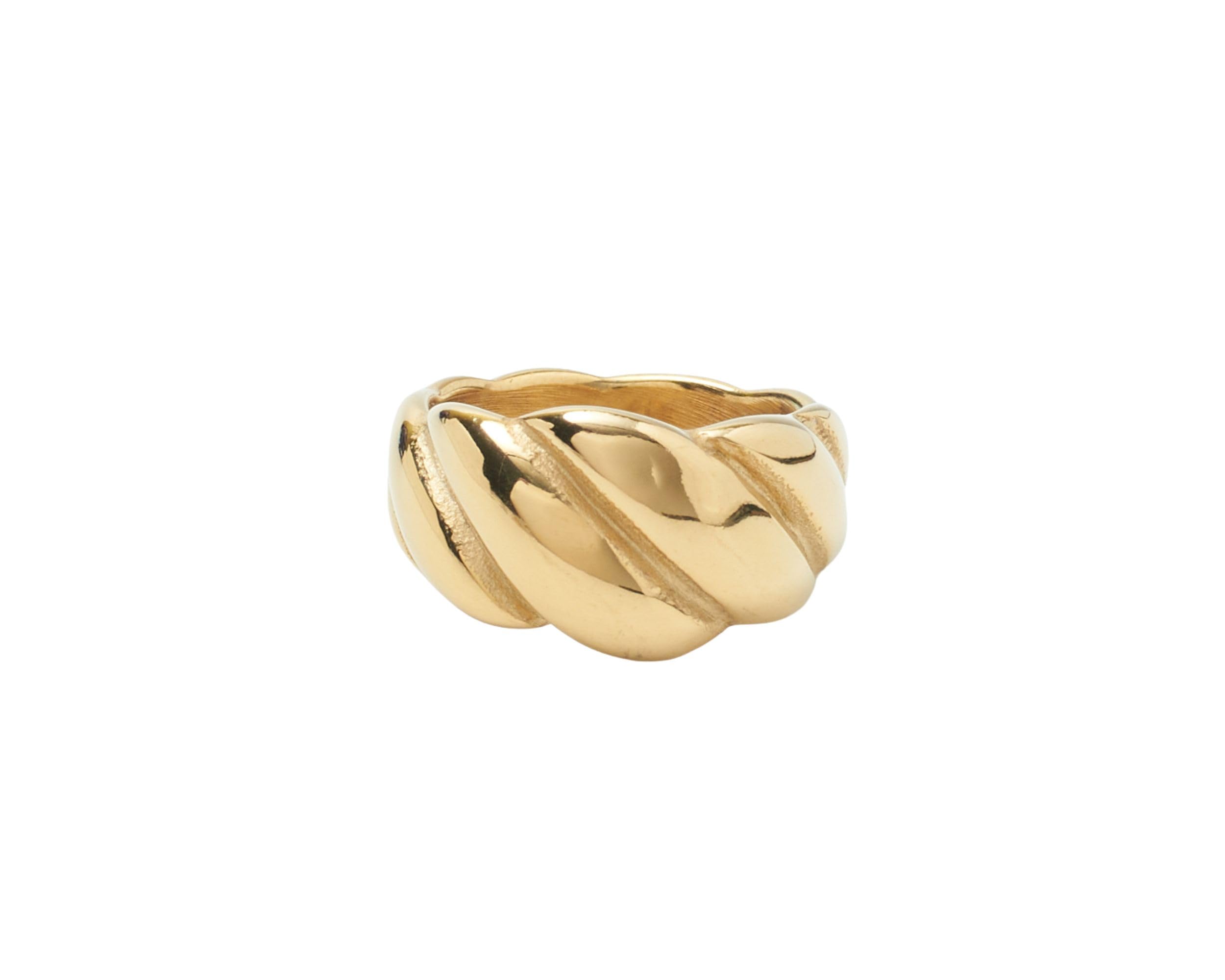 SALTY Fashion Royal Crossiant Finger Ring for Women & Girls | Anti-Tarnish | Fancy | Stylish & Minimal | Birthday Gift | Aesthetic Jewellery | Accessories for Everyday Wear (B0CZPB9H5H) Amazon Price History, Amazon Price Tracker