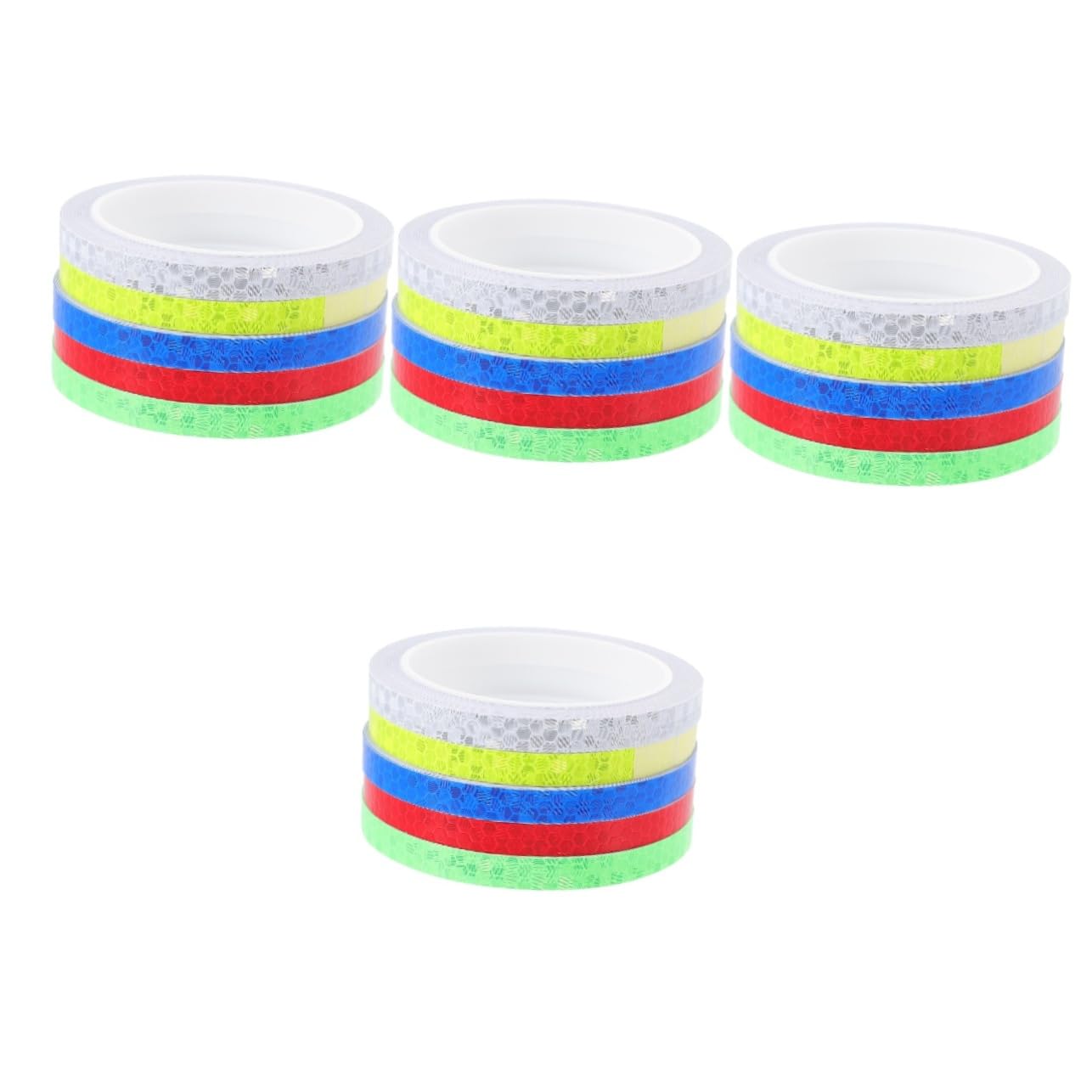 Toddmomy Reflektierende Fahrradaufkleber Reflektierende Aufkleber Dekoration Radfahren Rückseite Auswechselbares Reflexband Abnehmbarer Reflektierender Aufkleber PVC