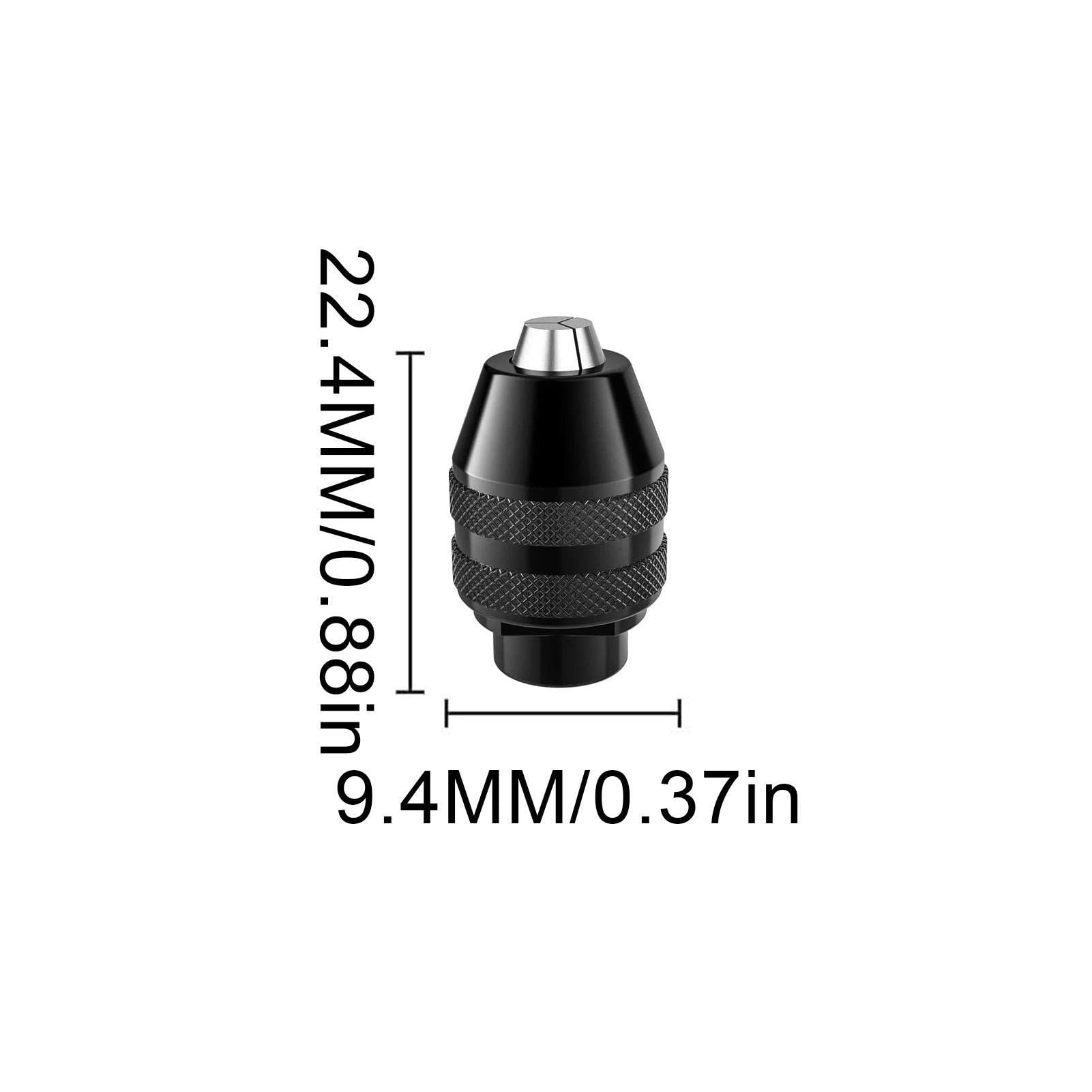 10PCS Collet Set For Rotary Tool Bits, Brass Drill Chuck Collet Set Quick Change Mini Drill Chuck Replacement Set 3 thumbnail image