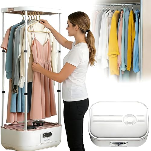 Smart Portable Ironing Machine, Wireless Steam Clothes Fold & Wrinkle Remover with Remote Control, Automatic Fabric Care Solution for Quick & Easy Ironing