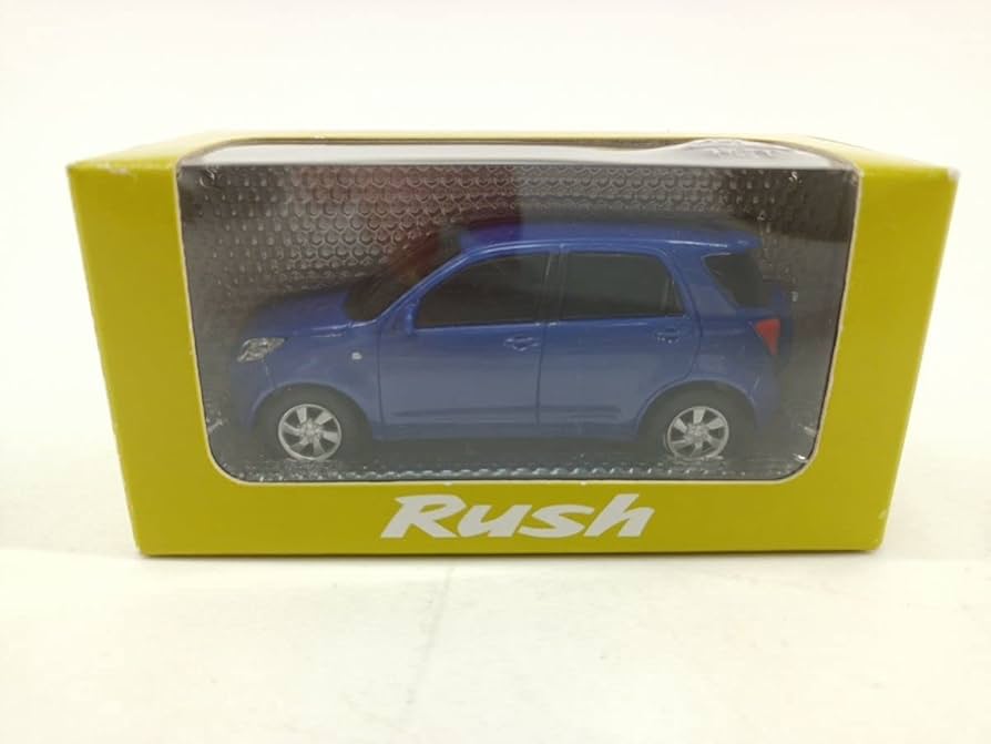 トヨタ - RUSH  ミニカー Amazon | TOYOTA Rush ディーラー特注車 プルバックカー ブルー