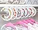 Baby Nest Designs 20 Baby Hangers with 7 Closet Dividers for Nursery Velvet Clothes Hangers Unisex Newborn Essentials Baby Size Organizer for Infant Clothing to 24 Months