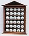 30 Golf Ball Designer Display Case Cabinet Holder Wall Rack -Black