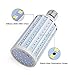 60W LED Corn Light Bulb (450W Equivalent), E26 Standard Base Light, 6000-Lumen, 6500K Daylight Cool White, AC 85V-265V, Corn LED Bulb for Indoor Outdoor Large Area Garage Factory Warehouse High Bay