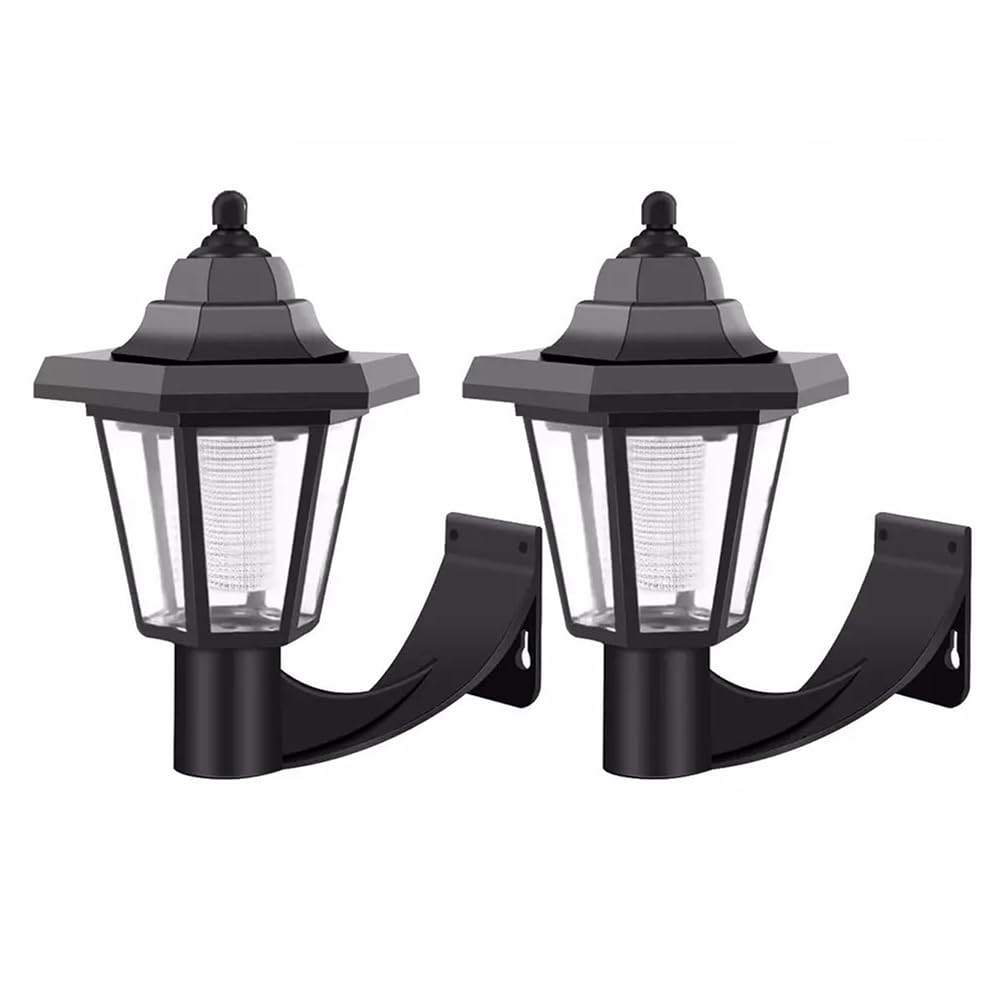 CTRLZS 2PCS Solar Decks Lights Fence Post Solar Lights for Patio Pool Stairs Step and Pathways Weatherproofs LED Decks Lights