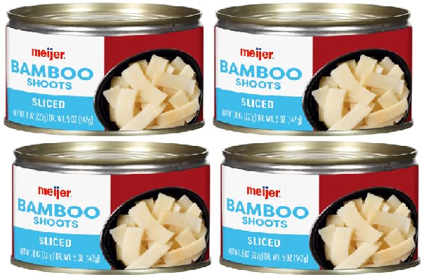 Sliced Bamboo Shoots (4 Cans, 8 oz. each)