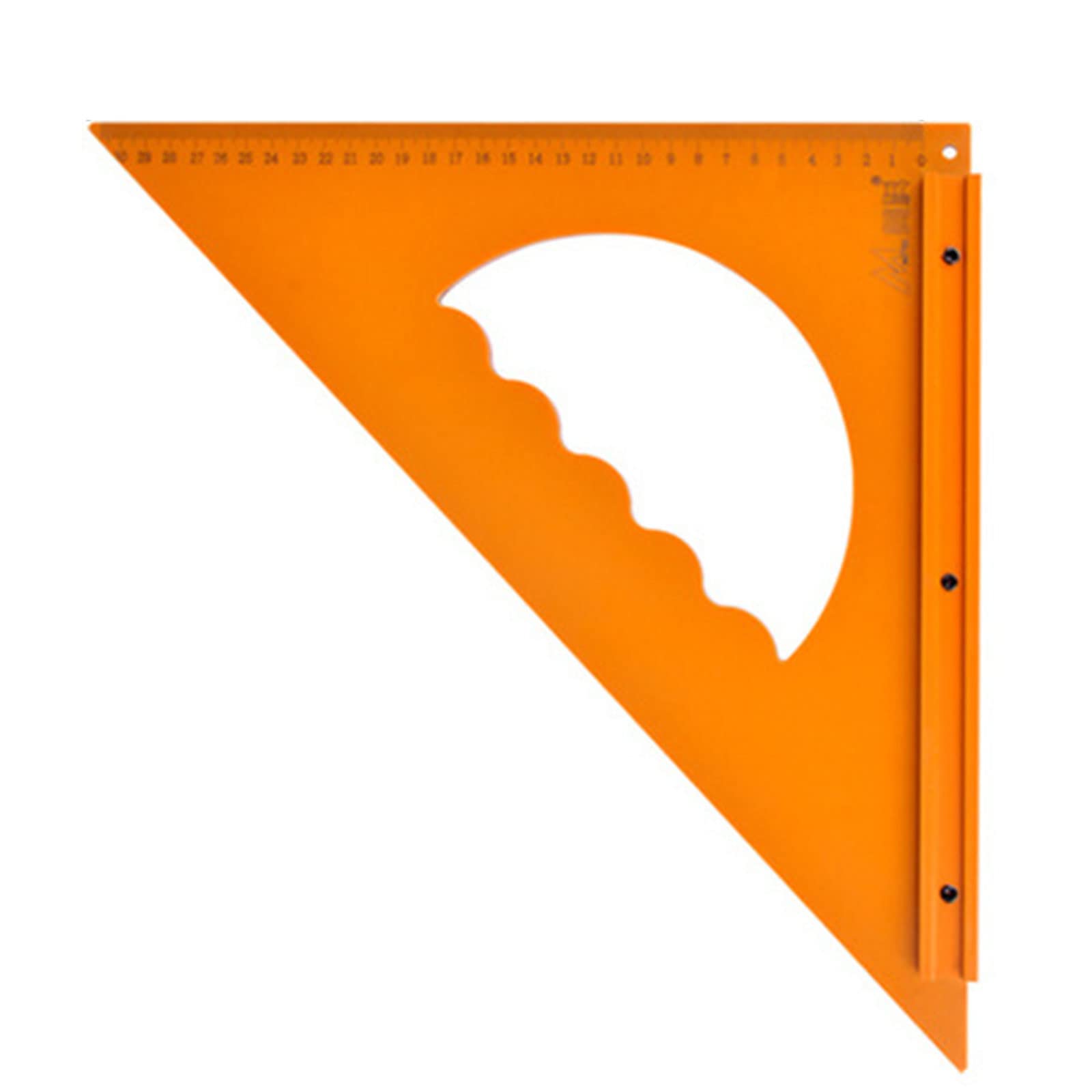 Règle triangulaire alliage d'aluminium de haute précision pour menuiserie - 7