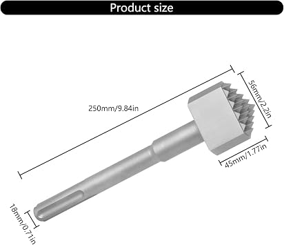 Wall Head Bit Chisel Hammer Wall Cement Paver Chisel Rotary Hammer Chisel Drill Bit Concrete Bushing Head