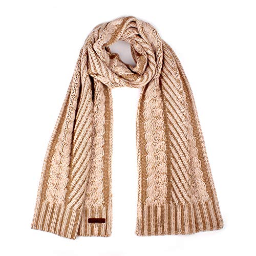 Timberland Cachecol trançado feminino, rosa, One Size