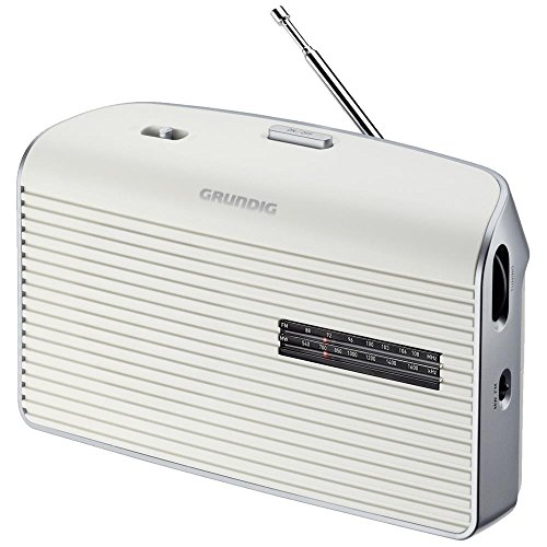 Grundig Music 60, empfangsstarkes Radio im modernen Design, white/silver