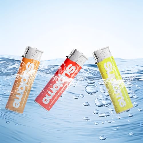Feuerzeug Wasserpistole,3 Stück feuerzeug Wasser spritzt Prank,Feuerzeug Wasserpistolen Spielzeug,Geeignet für Zauberrequisiten, Streiche, kleine Spielzeuge, Partys, Schwimmbäder