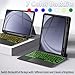 Wineecy Backlit Touchpad Keyboard Case for Samsung Galaxy Tab A9 Plus 11 inch 2023, Backlight Multi-Angle Kickstand,Portrait/Landscape Stand Detachable Magnetic Cover Case for Tab A9+ (X210/X216/X218)