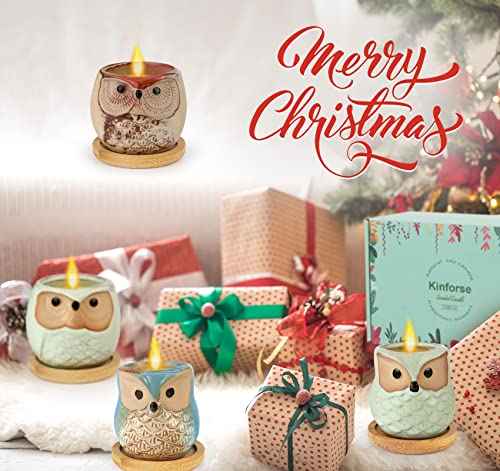 Kinforse Luxury Scented Candle Gift Set for Women - 6-Piece Whimsical Owl-Themed Birthday Gifts for Her, Enchanting Aromatherapy Presents for Women, Thoughtful Anniversary for Best Friend, Mom, Wife - Image 6