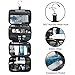 BAGSPRITE Large Hanging Toiletry Bag for Men and Women - Water-Resistant Travel Toiletry Bag - Makeup Cosmetic Bag Travel Organizer for Accessories, Shampoo, Full-size Container