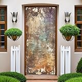 【Dimensions pratiques et faciles à poser】: Sticker porte 3D de 83 x 204 cm, livré en 2 parties de 41.5 x 204 cm. Les stickers trompe l'oeil pour porte vous permettent de décorer facilement votre maison et de transformer votre espace