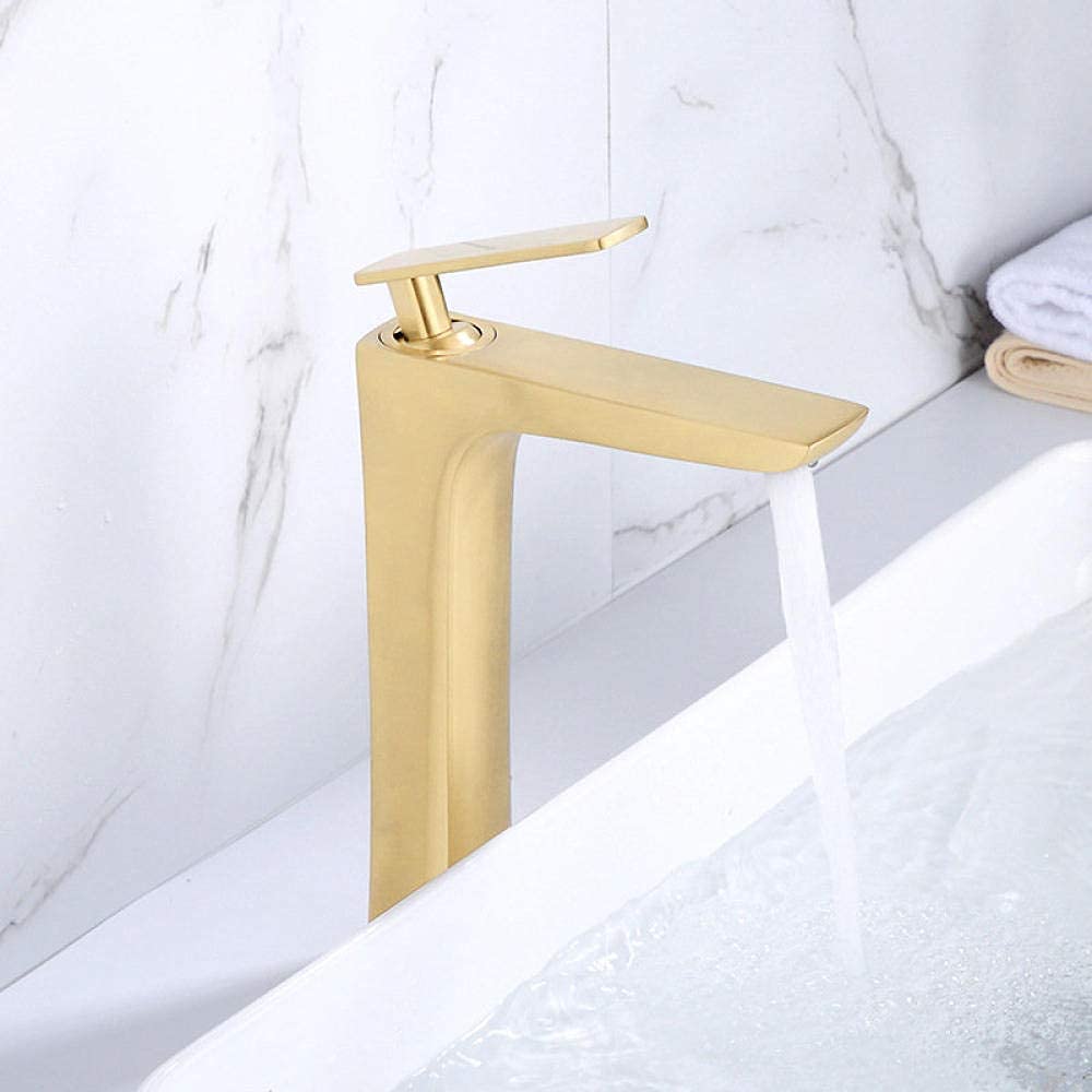 grifo para lavabo, Grifos de lavabo baño latón macizo, grifo mezclador for