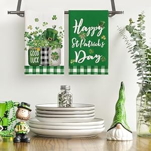 Artoidmodebuffaloplaidshamrockhatstpatricksdaykitchentowelsdishtowels18x26inchfarmhousespringdecorationhandtowelssetof2 Urban Country Home Decor Artoid mode buffalo plaid shamrock hat st patricks day kitchen towels dish towels 18×26 inch farmhouse spring decoration hand towels set of 2 urban country home decor