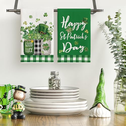 Artoidmodebuffaloplaidshamrockhatstpatricksdaykitchentowelsdishtowels18x26inchfarmhousespringdecorationhandtowelssetof2 Urban Country Home Decor Artoid mode buffalo plaid shamrock hat st patricks day kitchen towels dish towels 18×26 inch farmhouse spring decoration hand towels set of 2 urban country home decor