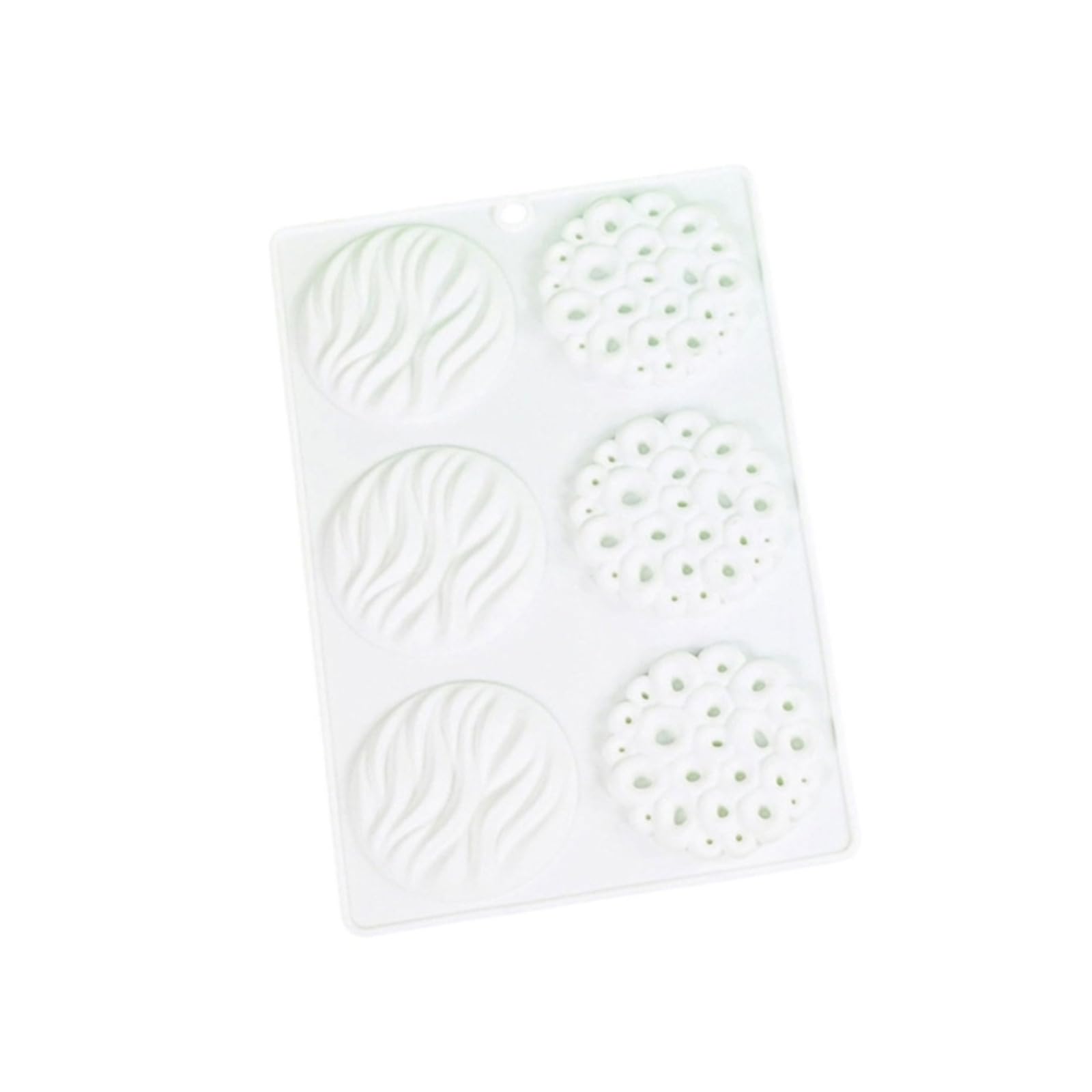 Xjdzineq Waved Silicones Dessert Molds Bakewares for Mousses Chocolate Making Nonstick Quick Cleaning Waved Design Cake Molds