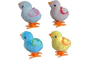 Bunny and Jumping Chick Toys Easter Wind Up Chick Toys