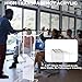LAYIQDC Acrylic Podium,Led Light Lectern Stand for Churches,Weddings and Classrooms,23.6 * 17.7 * 43.3in,Easy to Set Up with Durable Acrylic Material, with a Shelf for Storage