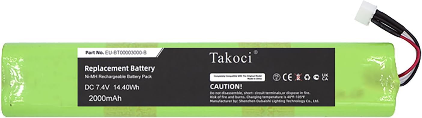 XOVKOUES Replacement Battery for TDK Life On Record A34 Life On Record A34 Trek Max7.2V/2000mAh