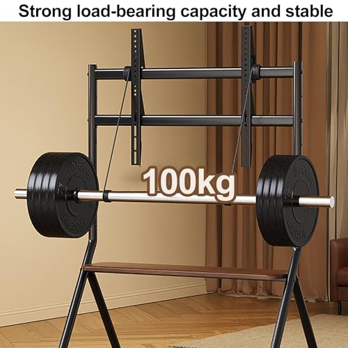 Soporte rodante ajustable para TV 55-100 pulgadas miniatura 3