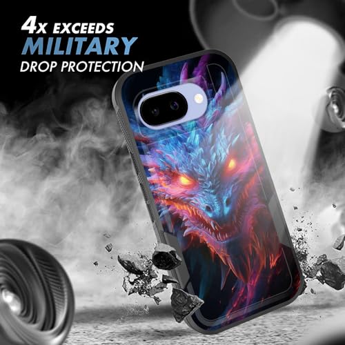 Vobber for Pixel 10A Case,Heavy Duty Dual Layer Hybrid Hard PC Soft Rubber Shockproof Protective Rugged Bumper Case for Google Pixel 10A 6.3 Inch 2026,Angry Dragon - image 6