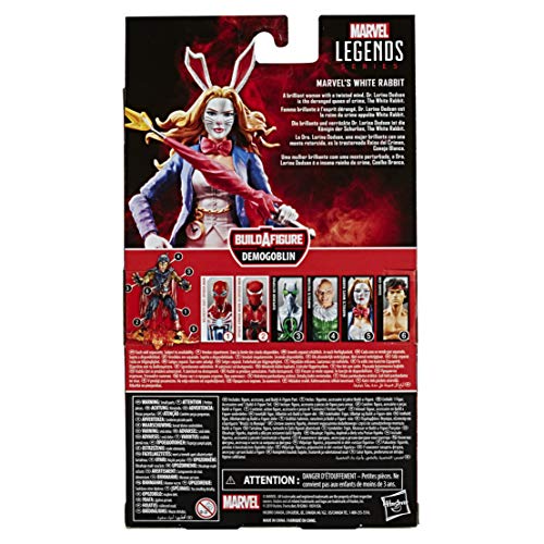 Spider-Man Hasbro Marvel Legends Series 6" Collectible Action Figure Marvel’s White Rabbit Toy, Buid-A-Figurepiece & Accessory #TOP2