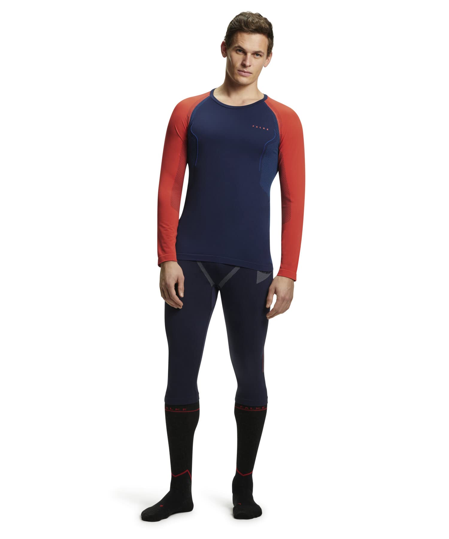 Falke Warstwa podstawowa (góra) Mężczyźni Warm Trend Round Neck M L/S SH Termoaktywny, Oddychający i Szybkoschnący szybkoschnące chłodzące 1 Sztuka (1 w zestawie)