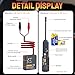 Wire Tracer Electrical,Open&Short Finder Circuit Tester,Circuit Tracer,Wire Tester Electrical Tool,Cable Tracker Electrical DC 6-42V for Automotive and General Use(Batteries 2PCS Included)