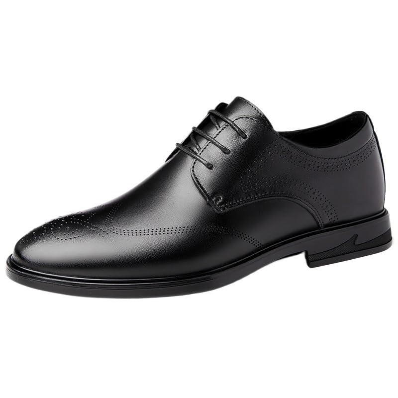 Business Formal Shoes Dress Oxford for Men's Spanish Leather Lace-up Pointed Toe Anti-Slip Non Slip Prom Wedding3