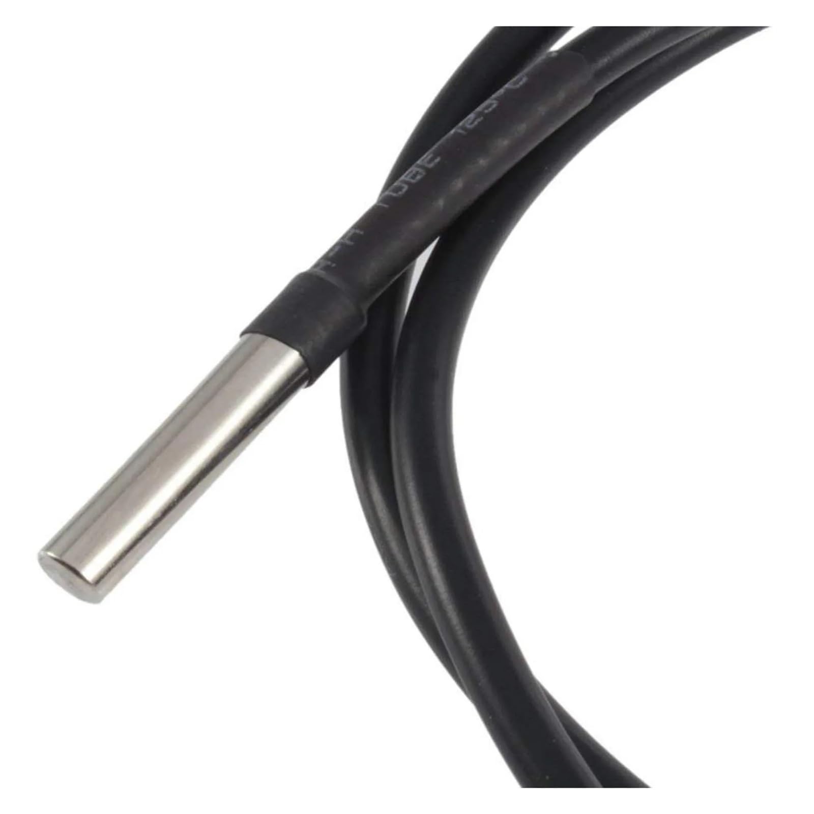 DS18B20 - Sensor de temperatura de rosca impermeable de acero inoxidable de 1/2/3/5 metros (2 m, 5 piezas)