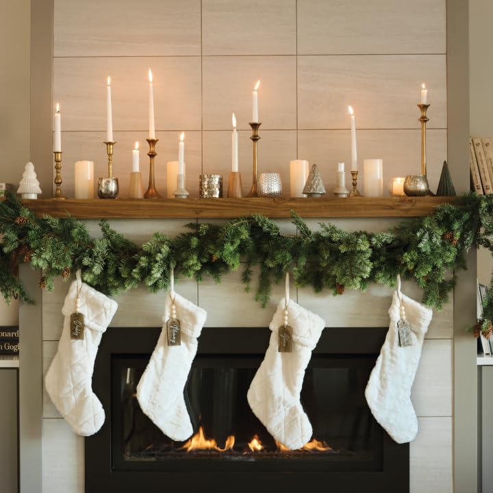 Miniatura 2 de Beaded Wooden Name Tag - Personalized Christmas Stocking Tags