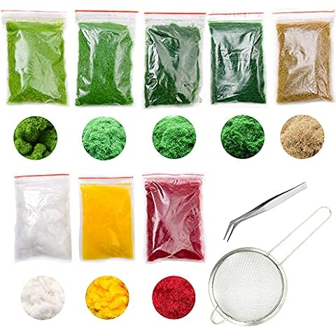 Cayway 10 PCS Model Trees and Grass Cover