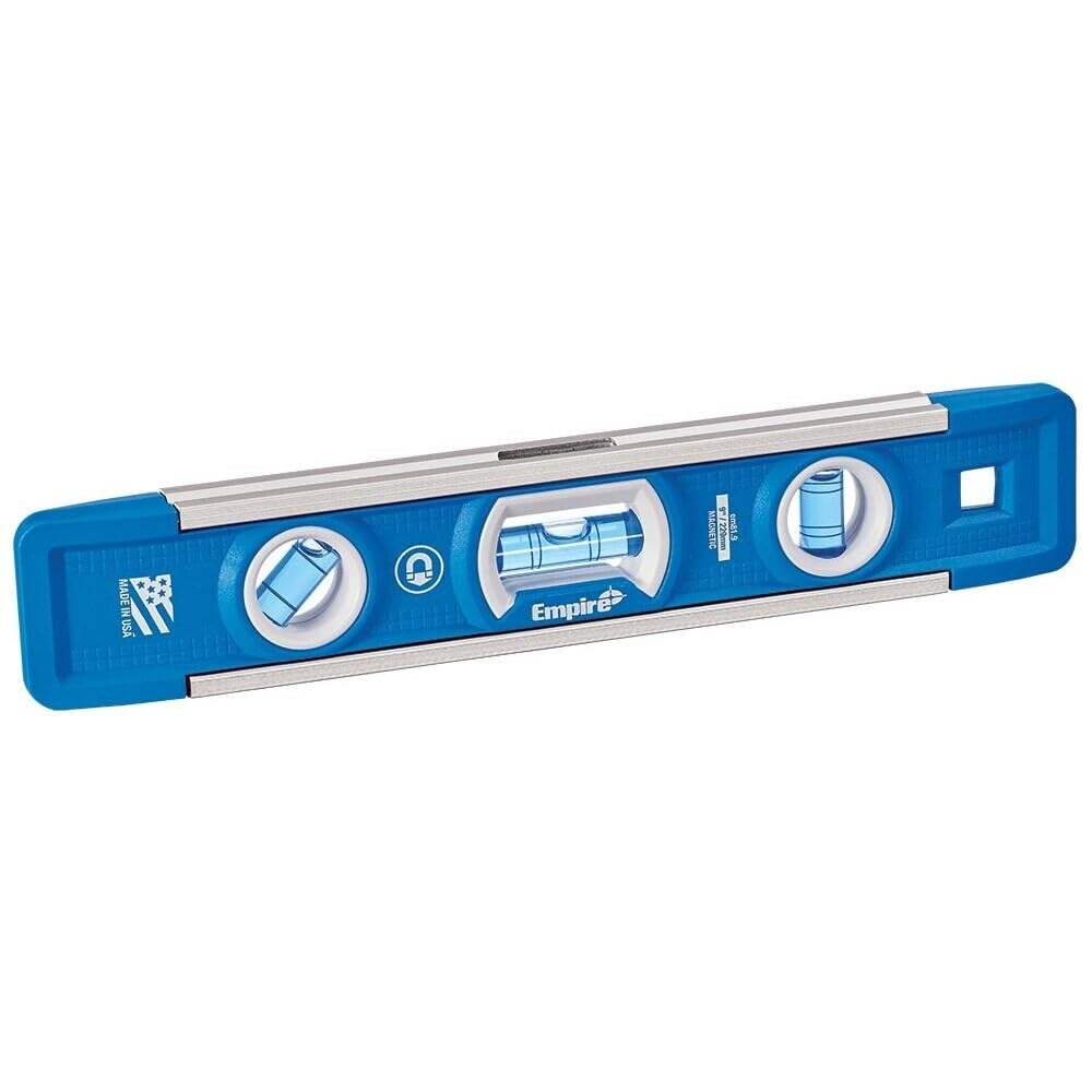 EM81.9 True Blue Torpedo Level 80% aluminium Cadre 23 cm