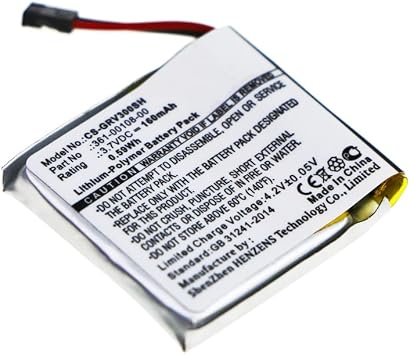 ALLC Replacement Battery for Garmin Vivoactive 3/Vivoactive 3 Music,PN361-00108-00/361-00108-01,160mAh