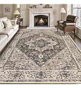 Tangsoo 8x10 Area Rugs for Living Room, 8x10 Washable Rug Vintage Indoor Non Slip Large Area Rugs...
