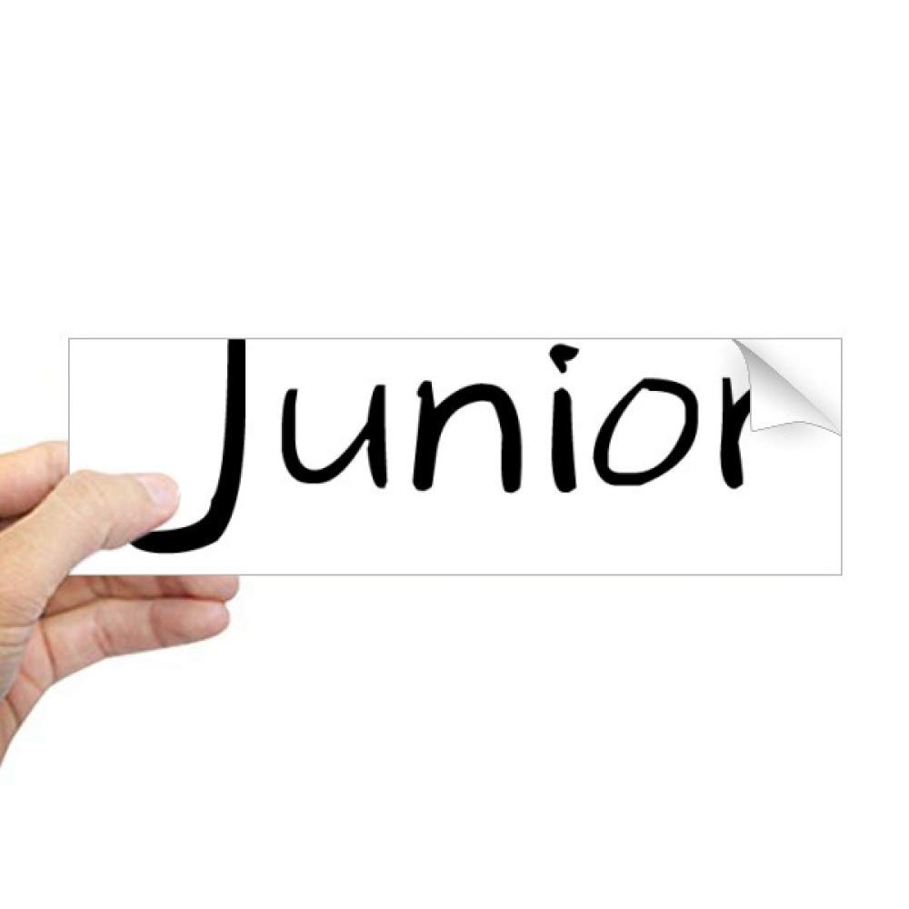 Autocollant pour fenêtre résoudre vitre nue motif junior rectangle noir
