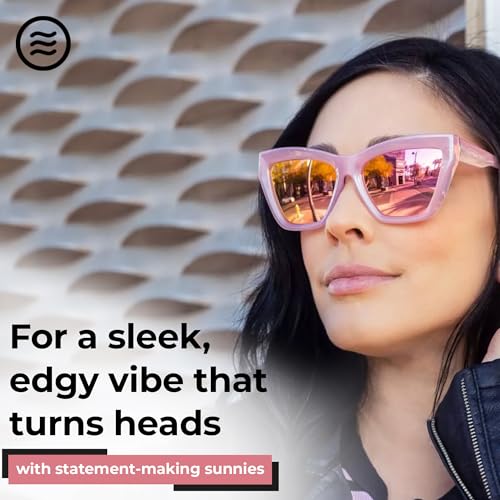 NEVEN Coven Women’s Polarized Sunglasses - Bold, Edgy Designer Cat Eye Sunglasses for Women - Stylish UV Protection Glasses2