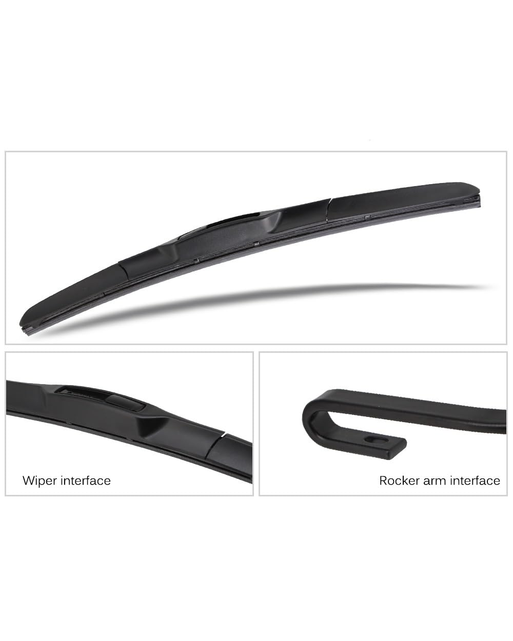 Juego De Escobillas De Limpiaparabrisas De Ventana Delantera De 2 Piezas Para Hyundai Para Matrix 2001 2002 2003 2004 2005 2006 2007 2008 2009 2010 Escobillas De Limpiaparabrisas De Coche 22"+16"