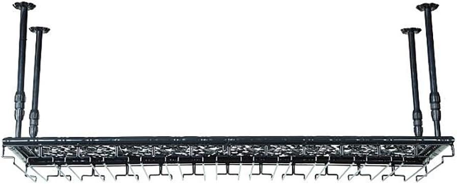 Adjustable Metal Wine Glass Holder Multi Functional Wine Bottle Rack Perfect for Restaurants & KTV Space Saving Design for Glassware Storage Elegant Bar Accessory