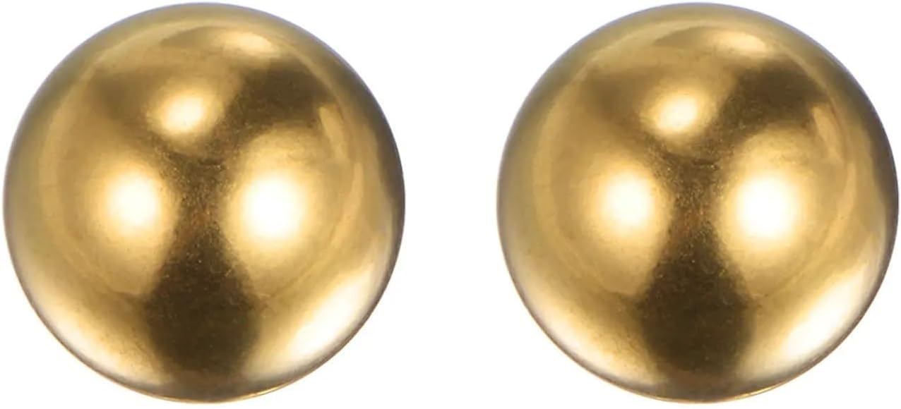 2pcs 25mm Precision Solid Brass Bearing Balls for Bearings Valves Decoration