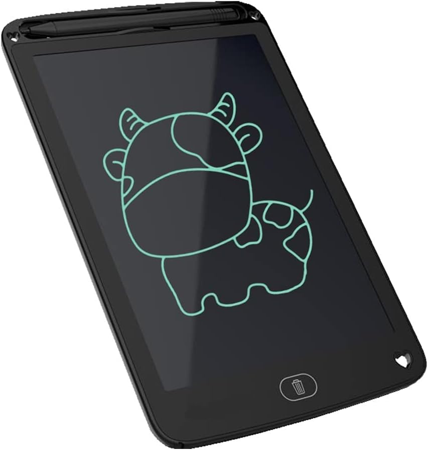 LCD Writing Tablet, 8.5 Inch Electronic Writing Doodle Board for Kids at Home, School and Office, Learning Educational Toy Gift for Age 3 -7 Year Old Girls Boys Toddlers, Multi Color