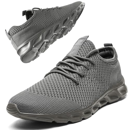 Image of Running Shoes for Men Womens Walking Slip On Tennis Sneakers | Comfortable Lightweight丨Breathable Mesh丨Gym丨Non Slip Sole丨Unisex Shoes丨 Athletic Workout Casual Fashion Sports