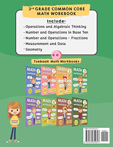 Math Workbook Grade 3 (Ages 8-9): A 3rd Grade Math Workbook For Learning Aligns With National Common Core Math Skills - Image 2